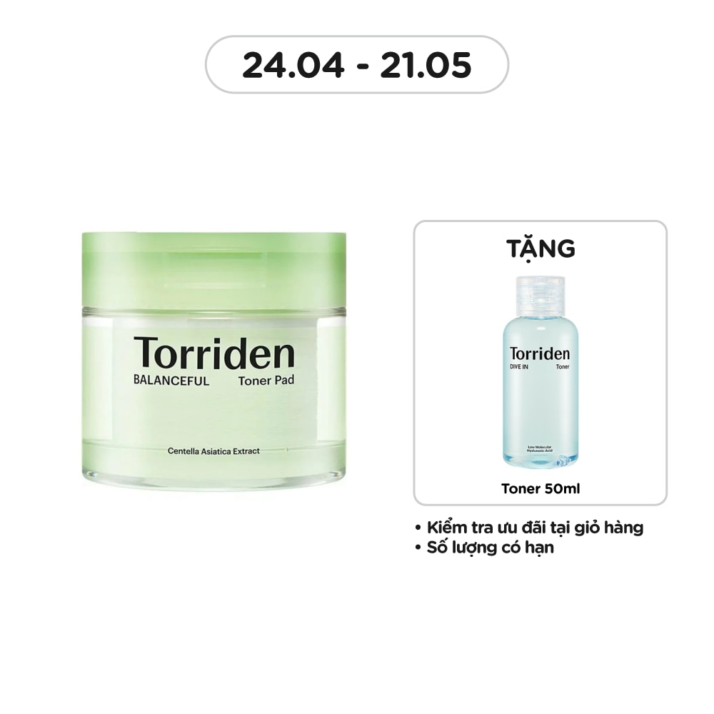 Cotton Pad Torriden Balanceful Toner Pad 60pcs/180ml