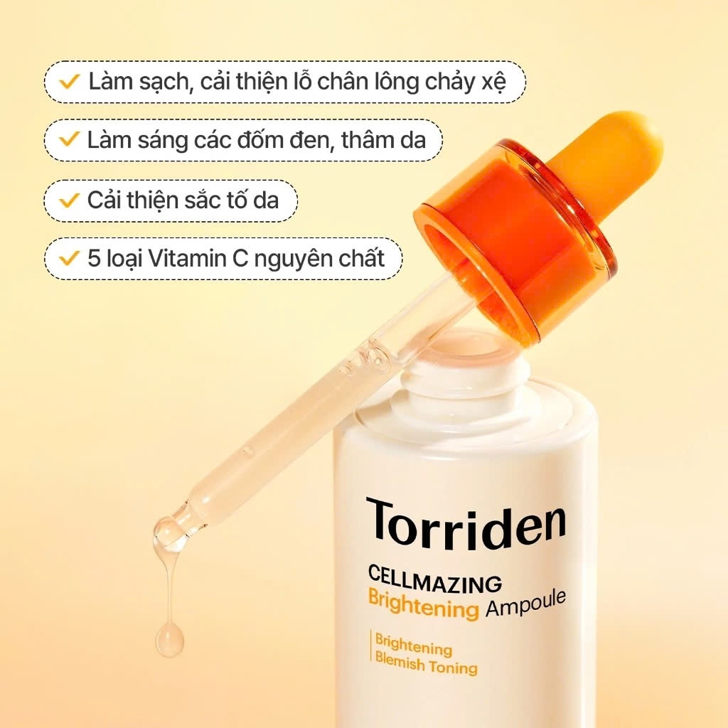 Tinh Chất Dưỡng Sáng Da Torriden Cellmazing Brightening Ampoule 30ml