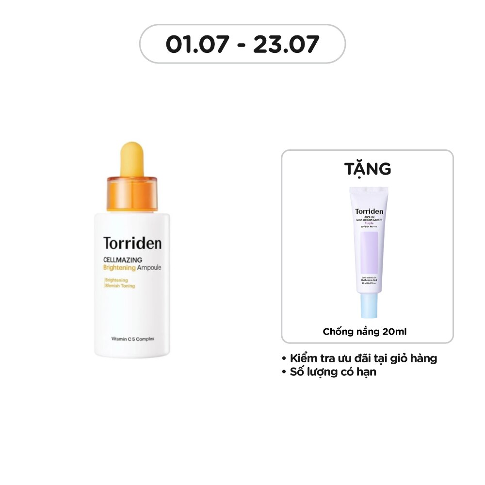 Tinh Chất Dưỡng Sáng Da Torriden Cellmazing Brightening Ampoule 30ml
