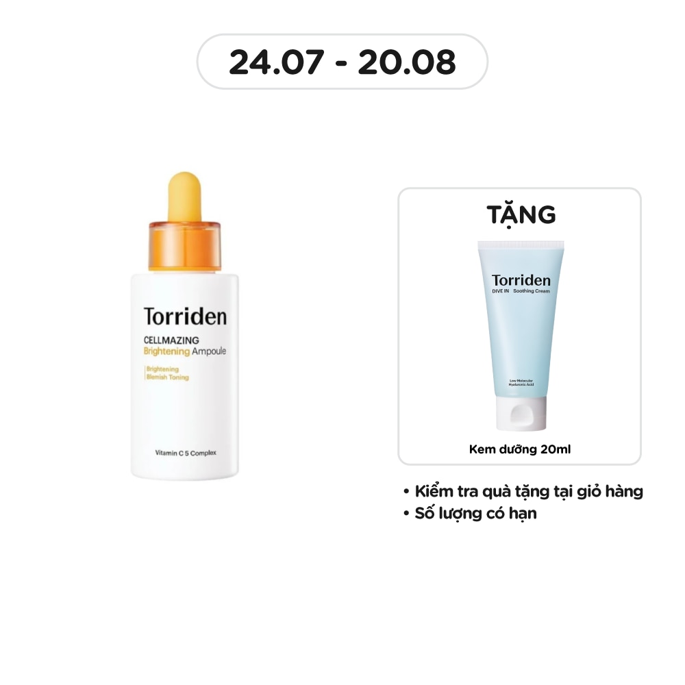 Tinh Chất Dưỡng Sáng Da Torriden Cellmazing Brightening Ampoule 30ml