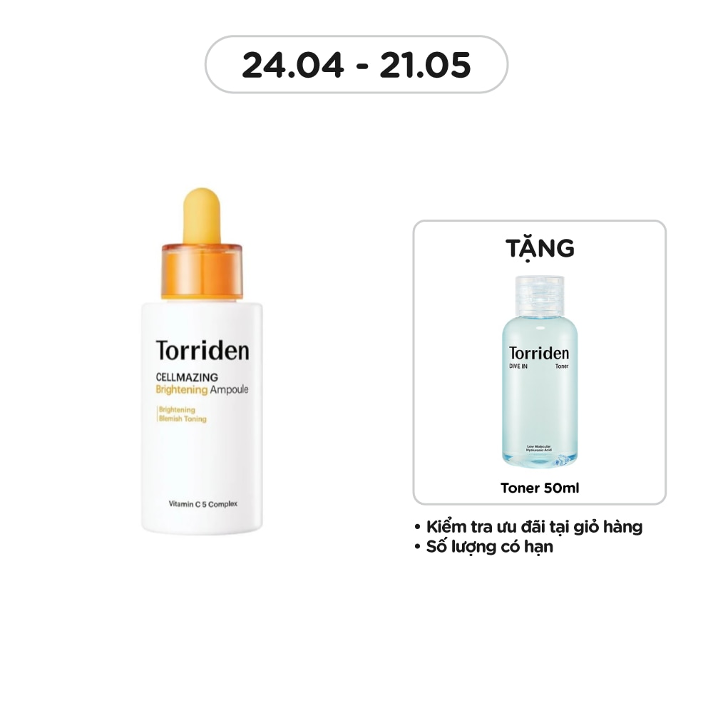 Tinh Chất Dưỡng Sáng Da Torriden Cellmazing Brightening Ampoule 30ml
