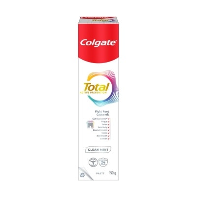 COLGATE Kem Đánh Răng Colgate Total Clean Mint Bạc Hà Sạch Sâu Bảo Vệ Răng Miệng 150g