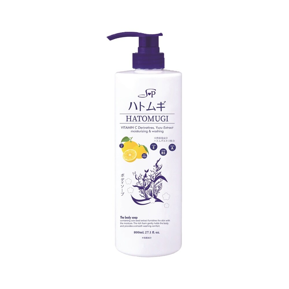HATOMUGI, Body Soap White & Moisture Rich 800ml | Watsons Vietnam