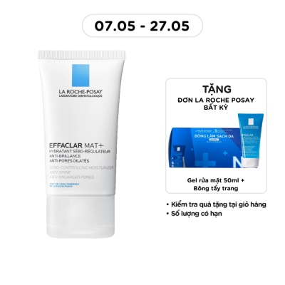 LA ROCHE POSAY Kem Dưỡng Ẩm Kiềm Dầu La Roche Posay Effaclar Mat+ Giúp Kiềm Dầu Và Cải Thiện Lỗ Chân
