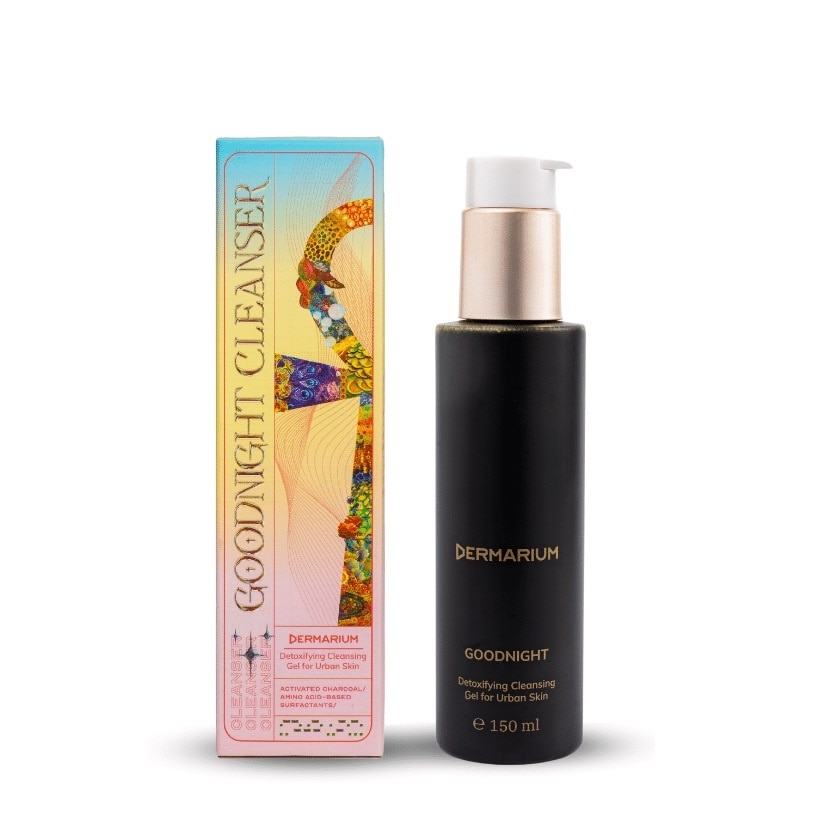 Gel Rửa Mặt Than Hoạt Tính Dermarium Goodnight Cleanser 150ml image