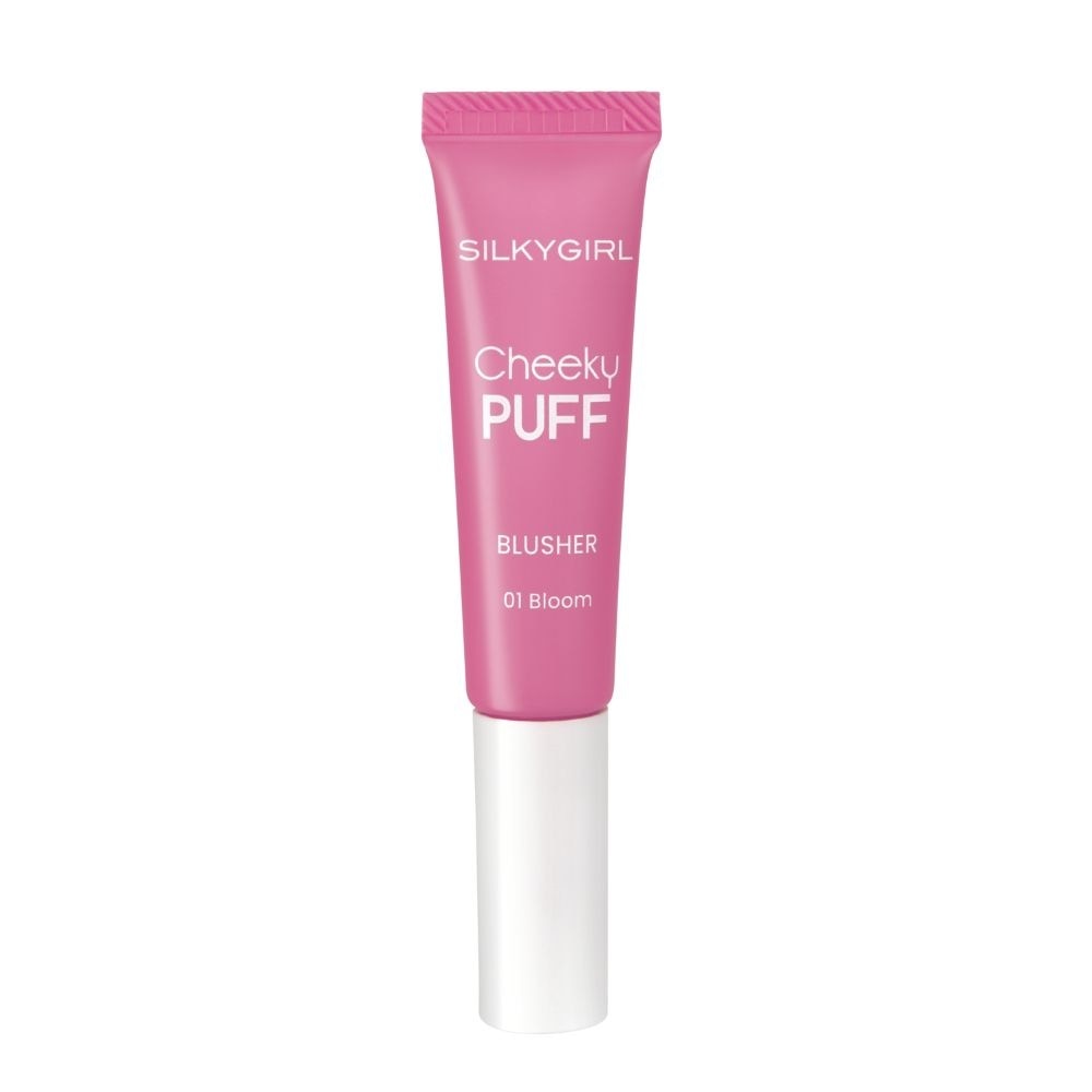 Má Hồng Kem Silkygirl Cheeky Puff Blusher 6ml .#01 Bloom Hồng Sữa