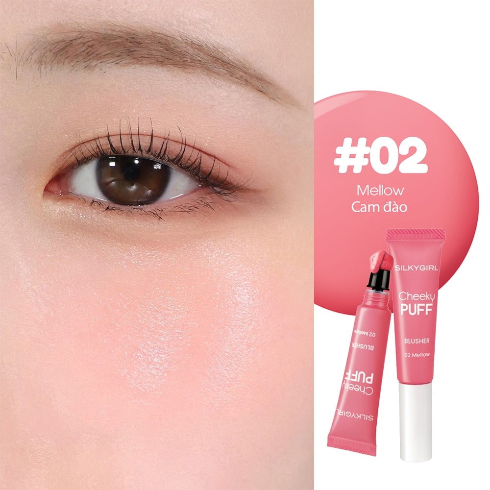Cheeky Puff Blusher 6ml .#02 Mellow