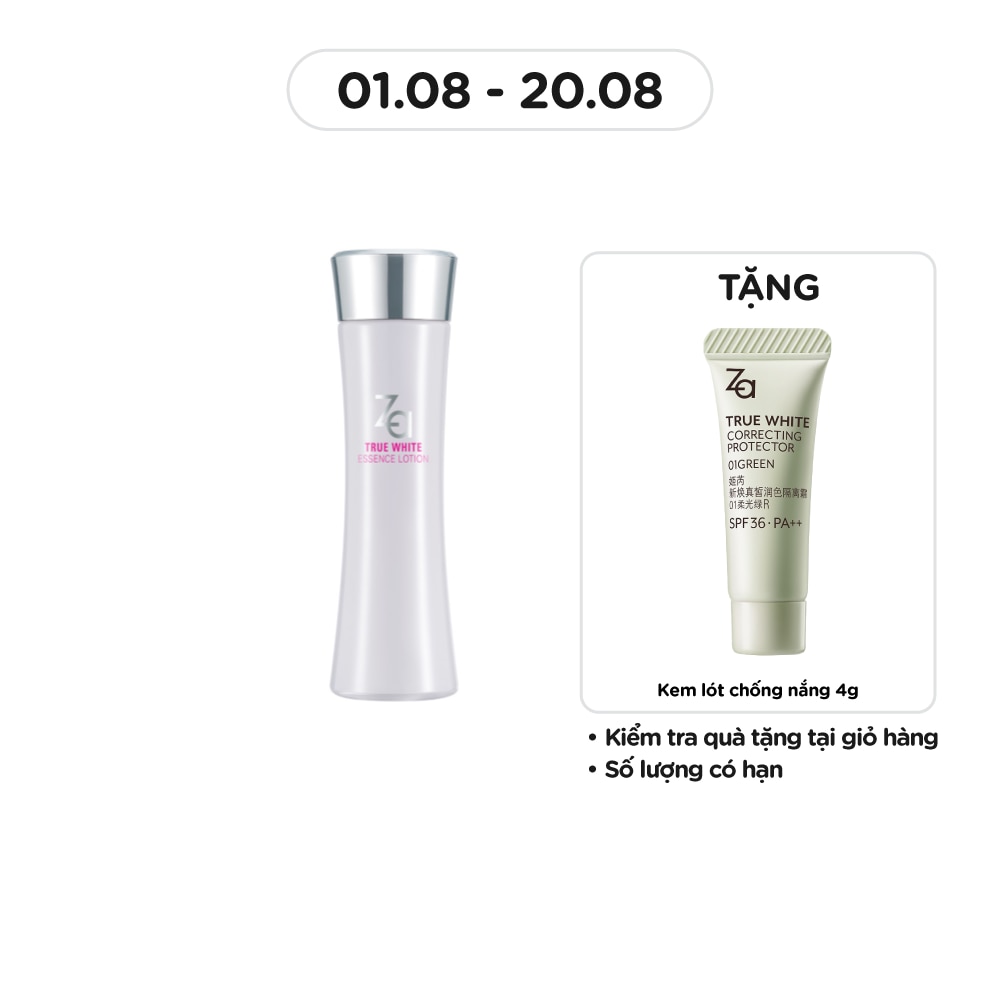 Tinh Chất Dưỡng Trắng Da Za True White Essence Lotion 150ml