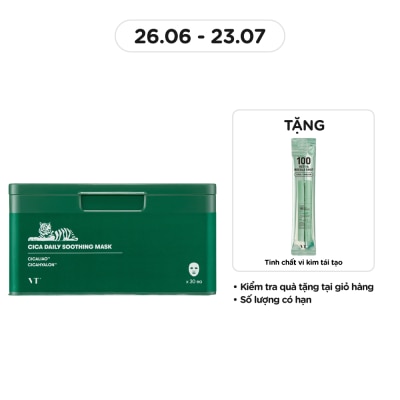 VT Cica Daily Soothing Mask 30 Miếng/ 350g