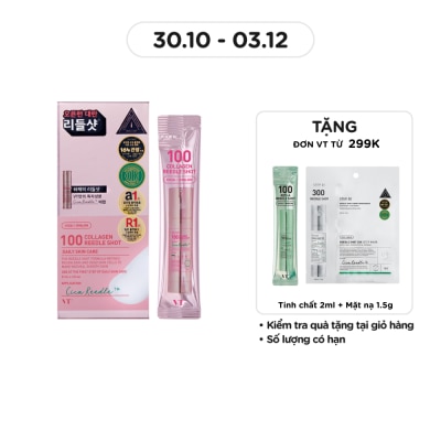 VT Tinh Chất VT 100 Collagen Reedle Shot 2ml x 10pcs