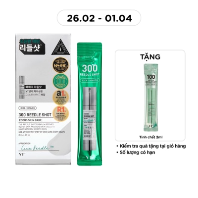 VT Tinh Chất Dưỡng Sáng VT 300 Reedle Shot 2ml x 10pcs
