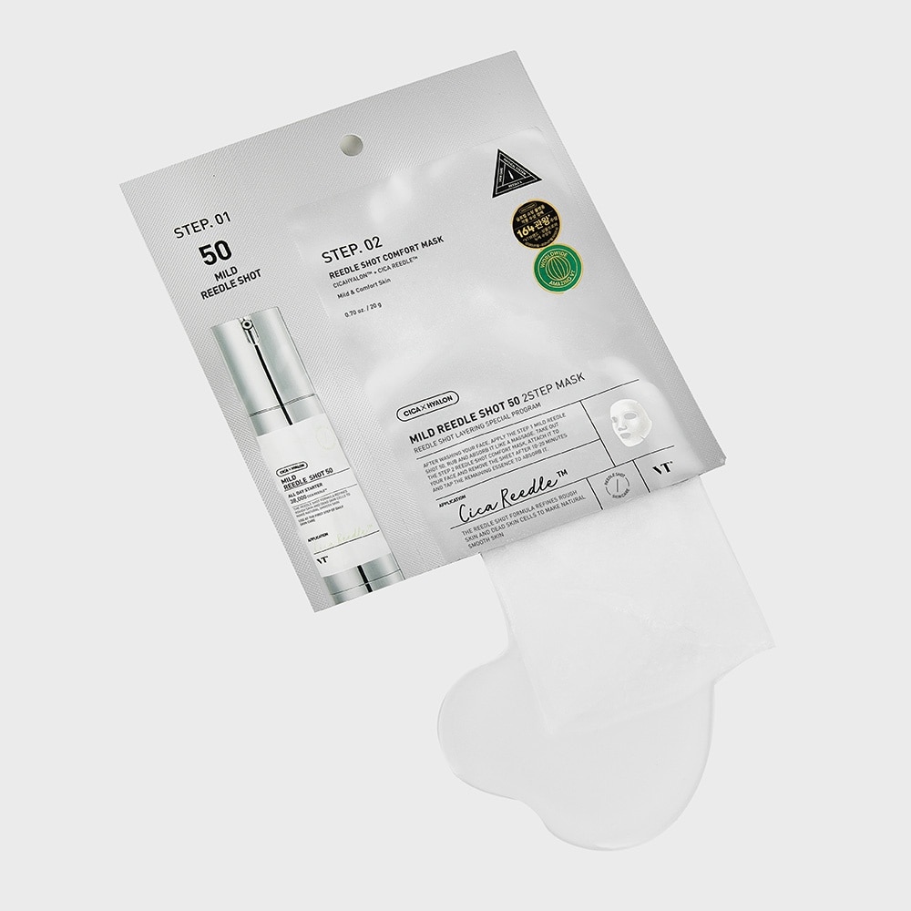 Mặt Nạ Dưỡng Da VT Mild Reedle Shot 50 2Step Mask 1.5g+20g