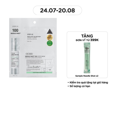 VT Mặt Nạ Dưỡng Da VT Reedle Shot 100 2Step Mask 1.5g+20g