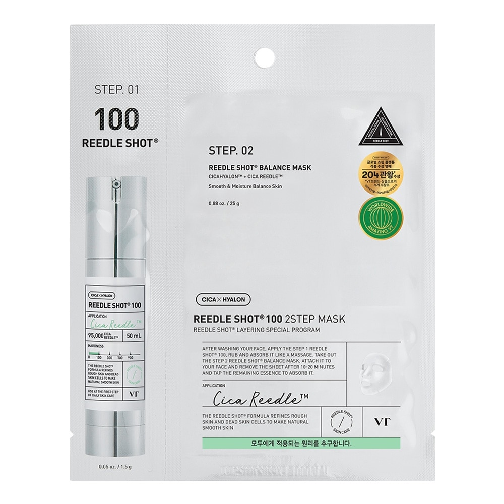 Mặt Nạ Dưỡng Da VT Reedle Shot 100 2Step Mask 1.5g+20g