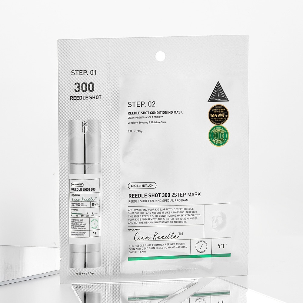 Mặt Nạ Dưỡng Da VT Reedle Shot 300 2Step Mask 1.5g+20g