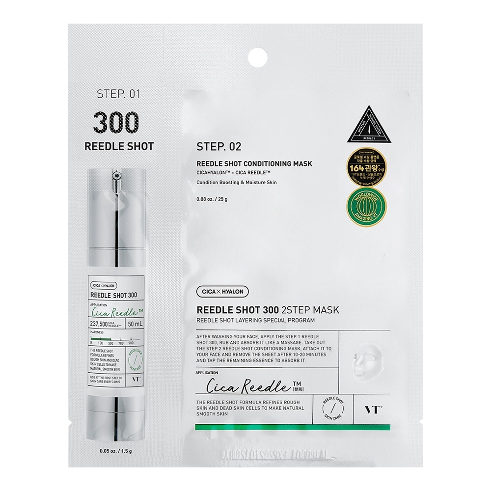 Mặt Nạ Dưỡng Da VT Reedle Shot 300 2Step Mask 1.5g+20g