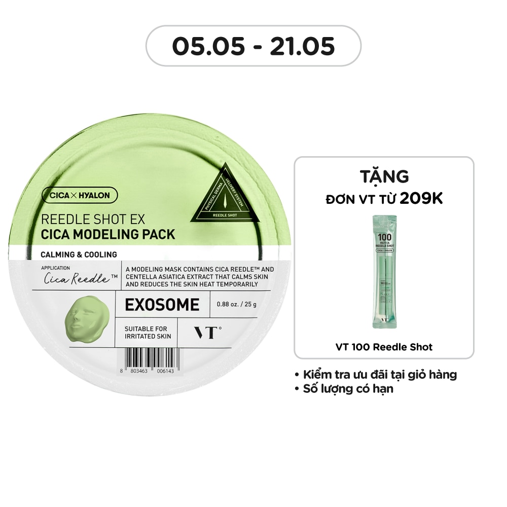 Mặt Nạ Dẻo VT Reedle Shot Ex Cica Modeling Pack 25g