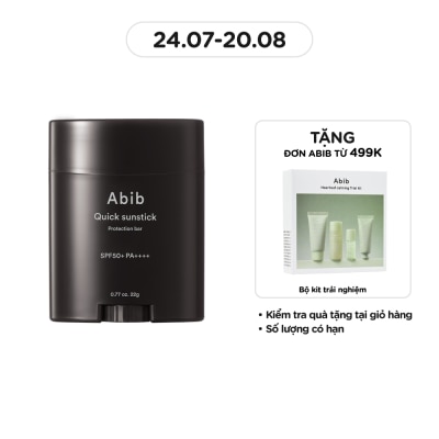ABIB Sáp Chống Nắng Abib Quick Sunstick Protection Bar SPF50+ PA++++ 22g