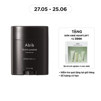 ABIB Sáp Chống Nắng Abib Quick Sunstick Protection Bar SPF50+ PA++++ 22g
