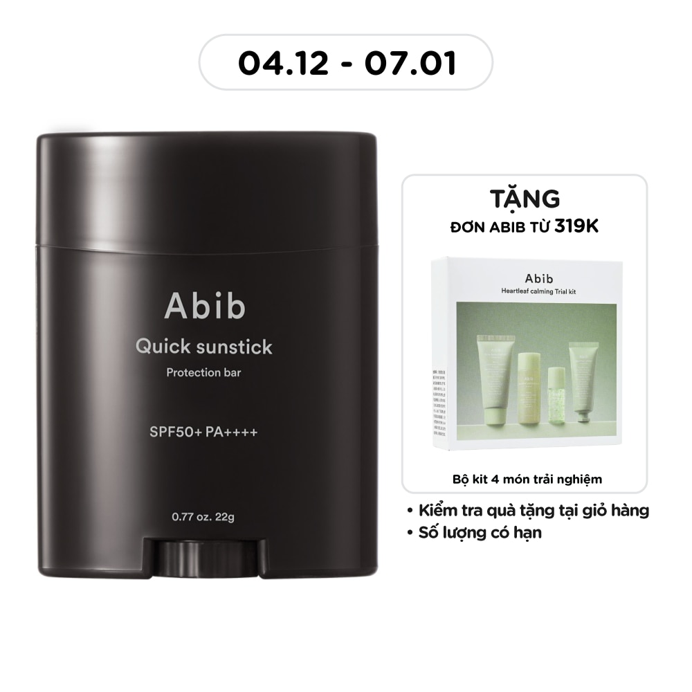 Sáp Chống Nắng Abib Quick Sunstick Protection Bar SPF50+ PA++++ 22g