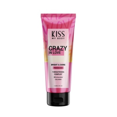 KISS MY BODY Dưỡng Thể Hương Nước Hoa Kiss My Body Bright & Shine Perfume Lotion Crazy In Love 226g