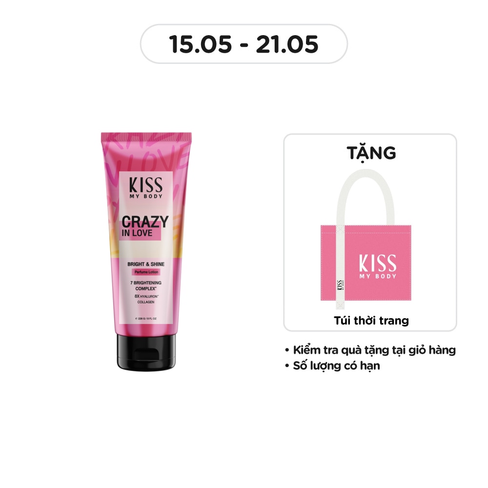 Bright & Shine Perfume Lotion Crazy In Love 226g