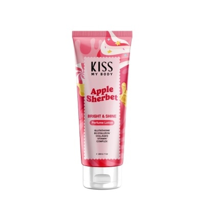 KISS MY BODY Dưỡng Thể Hương Nước Hoa Kiss My Body Bright & Shine Perfume Lotion Apple Sherbet 200g