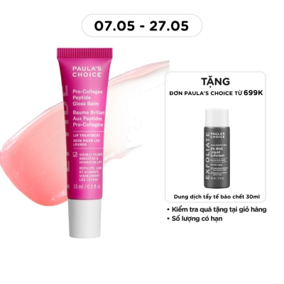 PAULA'S CHOICE - Son Dưỡng Paula’s Choice Làm Mềm và Giảm Nếp Nhăn Môi Pro-Collagen Peptide Gloss Balm 15ml