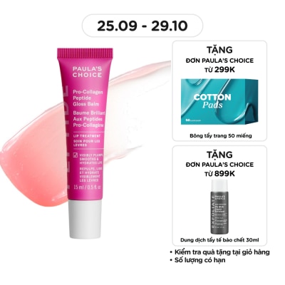 PAULA'S CHOICE Son Dưỡng Paula’s Choice Làm Mềm và Giảm Nếp Nhăn Môi Pro-Collagen Peptide Gloss Balm 15ml