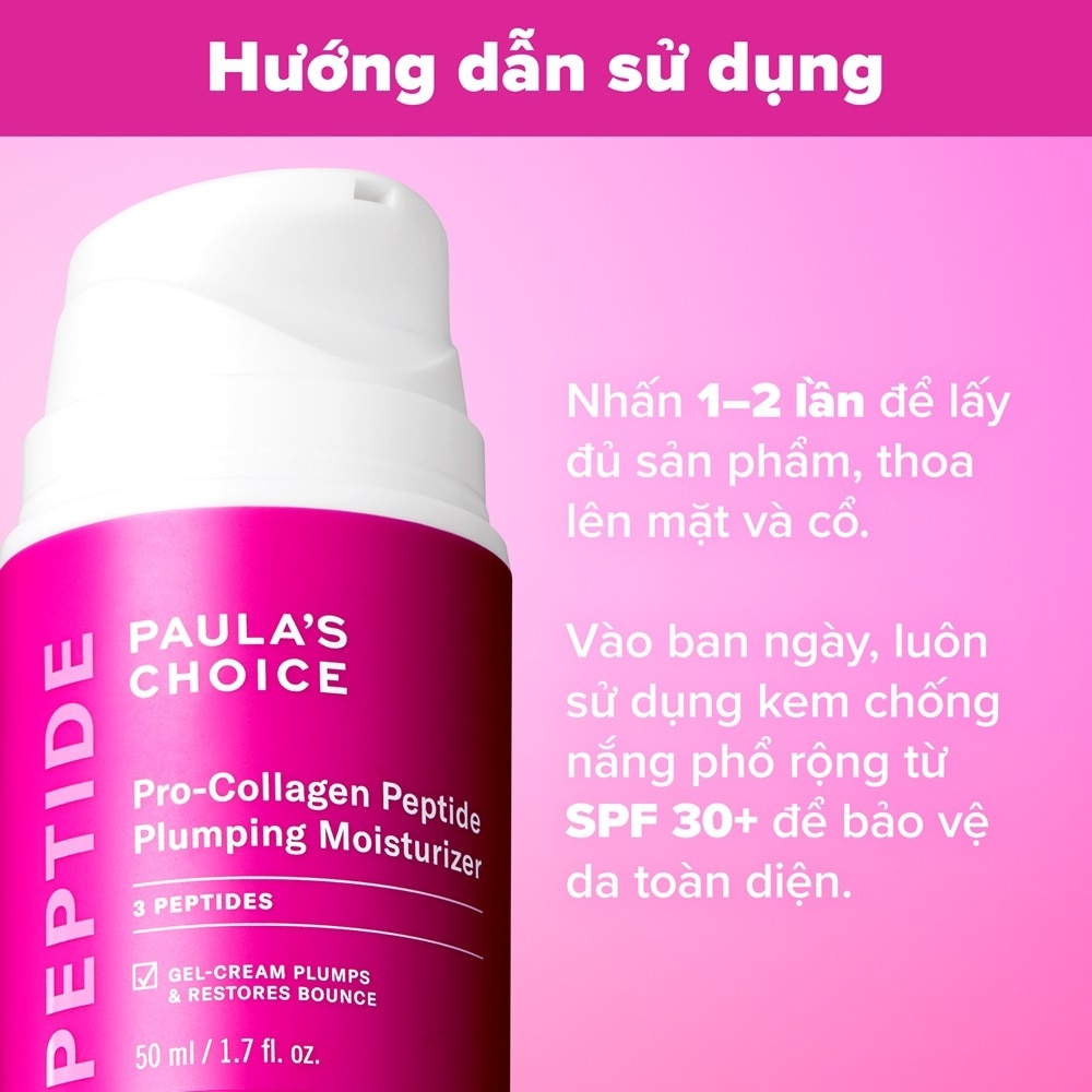 Kem Dưỡng Ẩm Paula’s Choice Săn Chắc Và Dịu Da Pro-Collagen Peptide Plumping Moisturizer 50ml