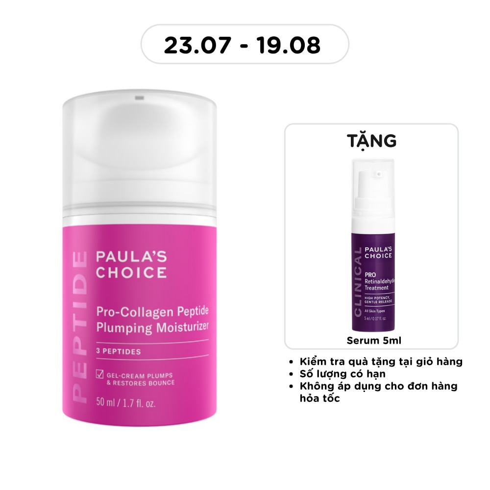 Kem Dưỡng Ẩm Paula’s Choice Săn Chắc Và Dịu Da Pro-Collagen Peptide Plumping Moisturizer 50ml