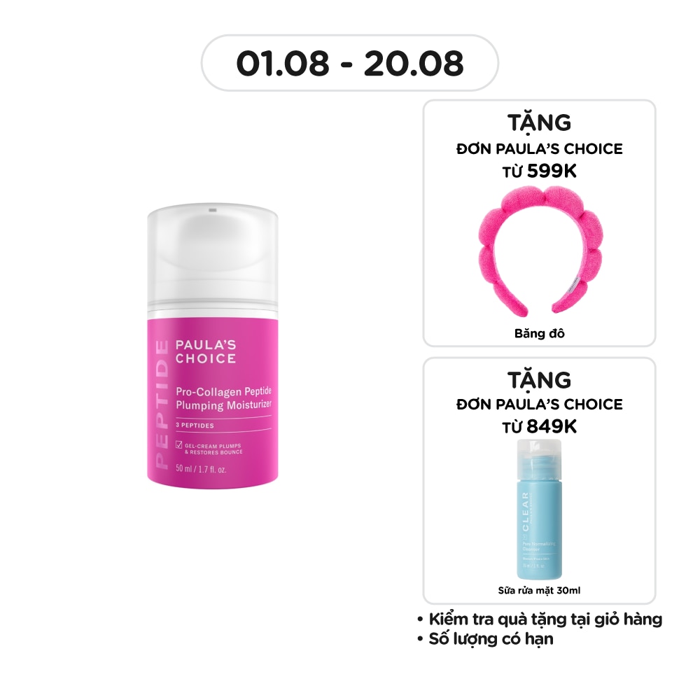 Kem Dưỡng Ẩm Paula’s Choice Săn Chắc Và Dịu Da Pro-Collagen Peptide Plumping Moisturizer 50ml