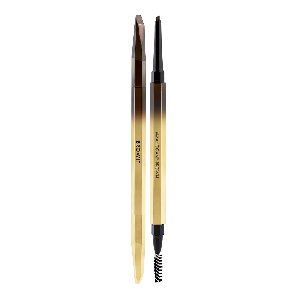 Pro Makeup Flat Eyebrow Pencil 0.08g .#Mahogany Brown