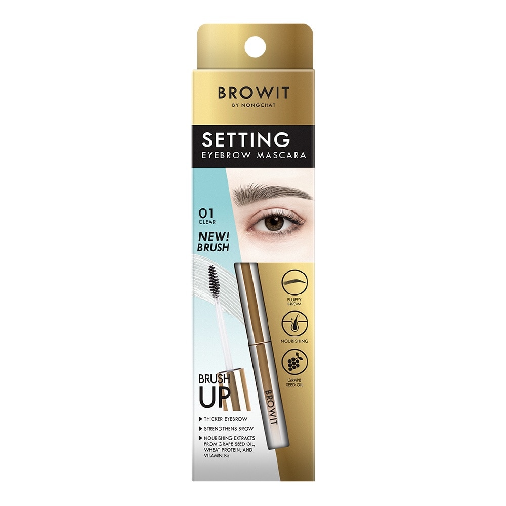 Mascara Chân Mày Browit Setting Eyebrow Mascara 2g .#01 Clear