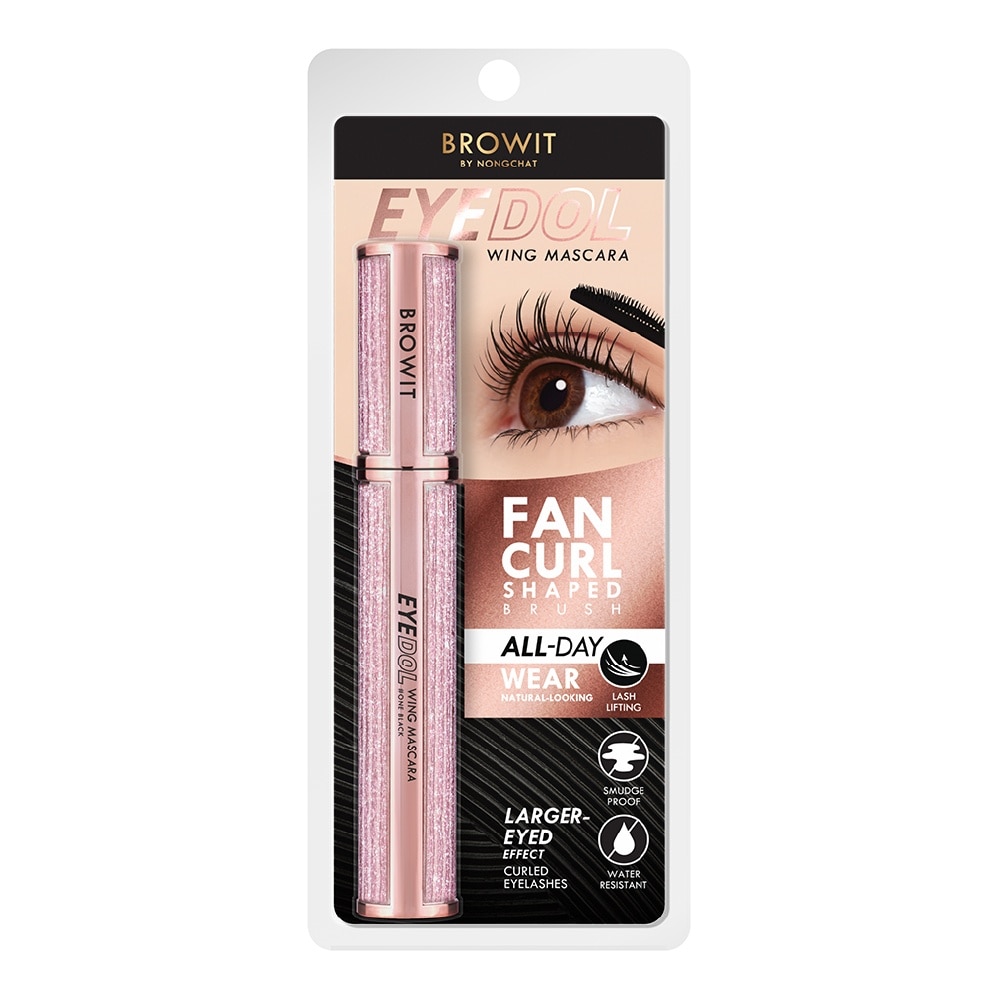 Mascara Browit Eyedol Wing 8g .#One Black