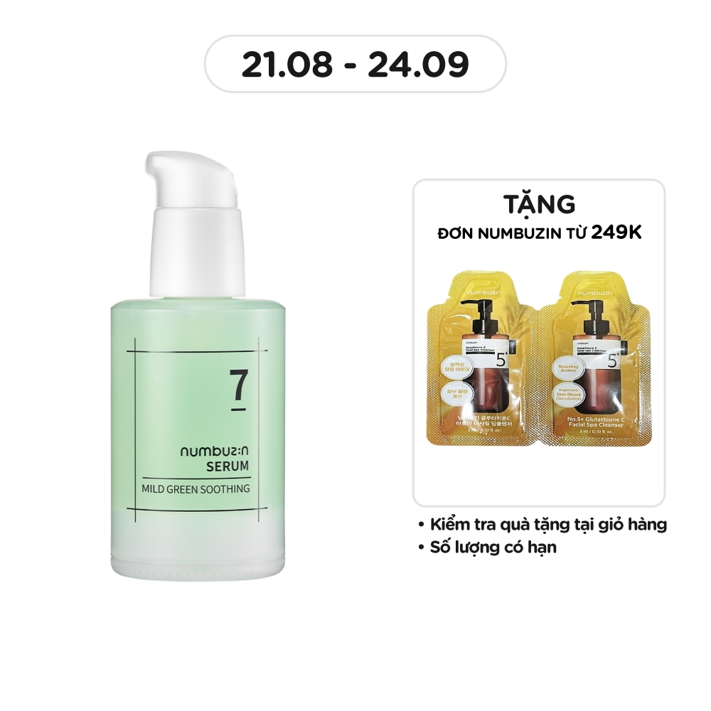 Tinh Chất Numbuzin Làm Dịu Da No.7 Mild Green Soothing Serum 50ml