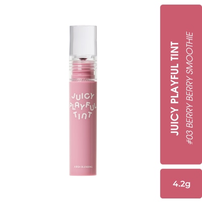 KIRSH BLENDING Son Tint Bóng Kirsh Blending Juicy Playful Tint 4.2g .#03 Berry Berry Smoothie Hồng Tím