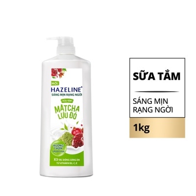 HAZELINE Bright, Smooth and Radiant Matcha Red Pomegranate Shower Gel 1kg
