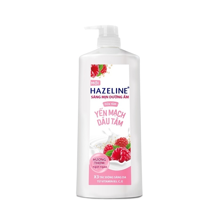 Sữa Tắm Hazeline Sáng Mịn Dưỡng Ẩm Chiết Xuất Yến Mạch Dâu Tằm 1kg