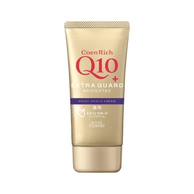 KOSÉ Kem Dưỡng Phục Hồi Lão Hóa Da Tay Kosé Coen Rich Q10+ Extra Guard Moist Shield Cream 80g