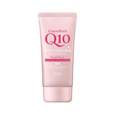 KOSÉ Kem Dưỡng Ẩm Da Tay Hương Đào Kosé Coen Rich Q10 Whitening Deep Moisture Cream Fresh Peach 80g