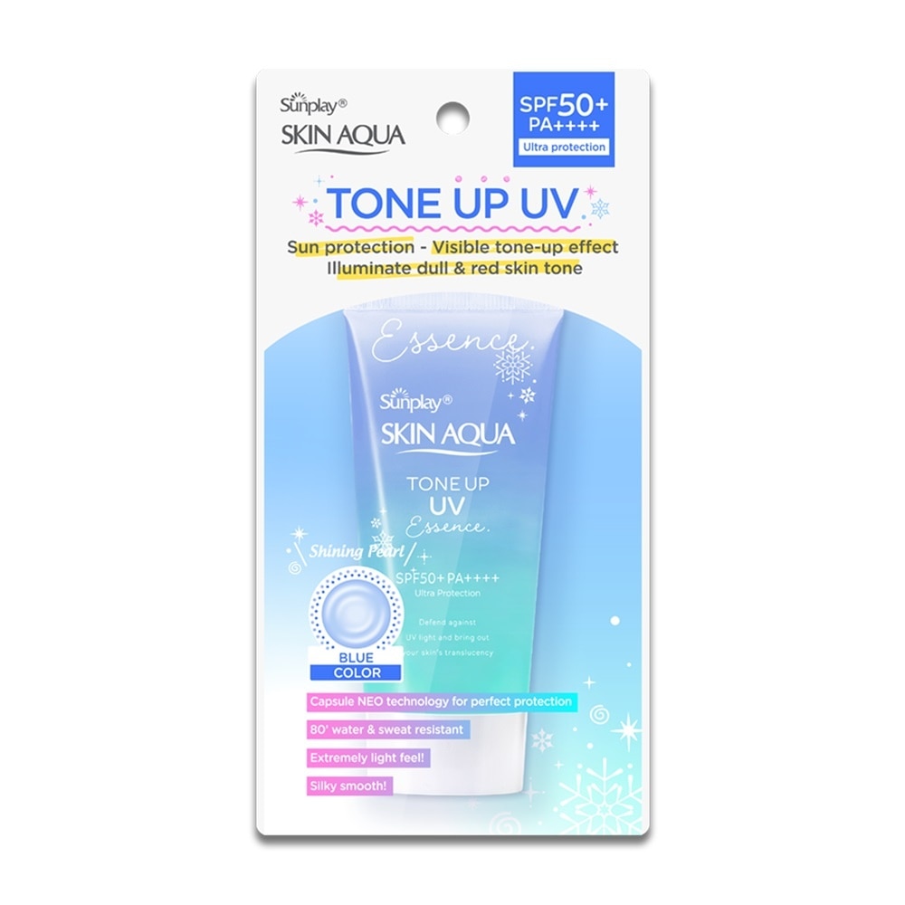 Tinh Chất Chống Nắng Sunplay Skin Aqua Hiệu Chỉnh Sắc Da Tone Up UV Blue SPF50+ PA++++ 50g