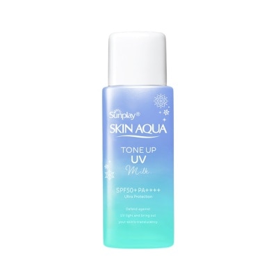 SUNPLAY Sữa Chống Nắng Sunplay Skin Aqua Hiệu Chỉnh Sắc Da Tone Up UV Milk Blue SPF50+ PA++++ 50g