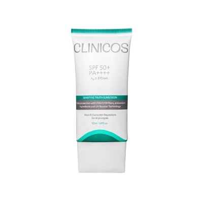 CLINICOS Kem Chống Nắng Clinicos Sensitive Truth Sunscreen Dành Cho Da Nhạy Cảm SPF50+ PA++++ 50ml