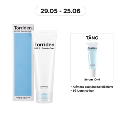 TORRIDEN Sữa Rửa Mặt Torriden Dive In Cleansing Foam 150ml