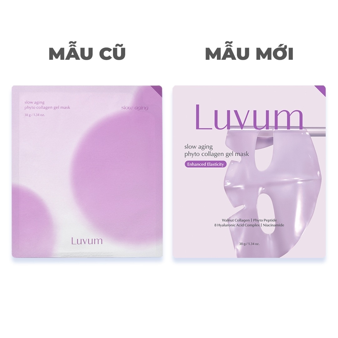 Mặt Nạ Thạch Collagen Luvum Giúp Trẻ Hoá Da Slow Aging Phyto Collagen Gel Mask 38g image