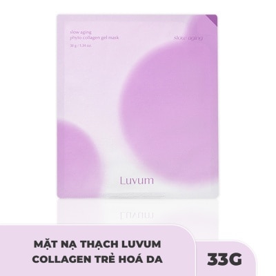 LUVUM Mặt Nạ Thạch Collagen Luvum Giúp Trẻ Hoá Da Slow Aging Phyto Collagen Gel Mask 38g