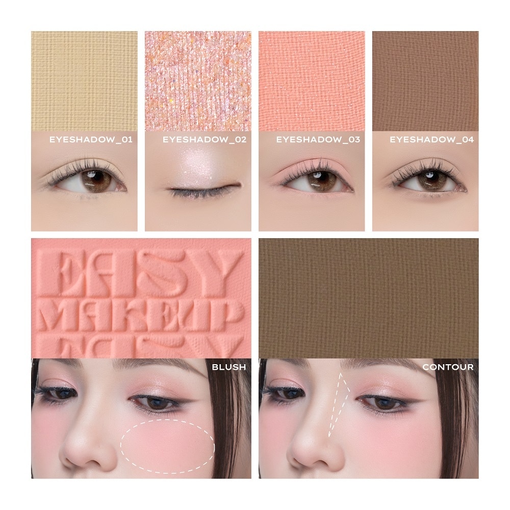 Lemonade Aesthetic Multi-Task Palette 10.8g .#02 Warm Peach