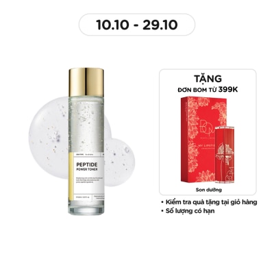BOM Nước Cân Bằng BOM Làm Sáng, Làm Mờ Nếp Nhăn Peptide Power Toner 150ml
