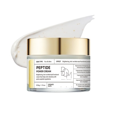 BOM Kem Dưỡng Ẩm BOM Làm Sáng, Làm Mờ Nếp Nhăn Peptide Power Cream 50g